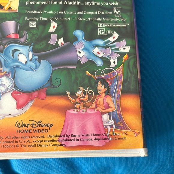 Disney Original Vintage Rare VHS Tapes Only One Owner Since Released Includes 3 - Picture 7 of 16